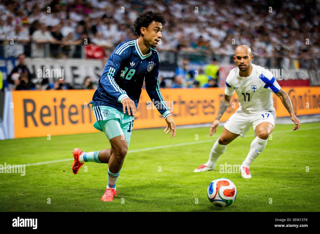 Mainz, Deutschland. 31. Mai 2026. Nathaniel Brown (DE) Germany - Finland Deutschland - Finnland 31.05.2026 Copyright (nur für journalistische Zwecke) Stockfoto