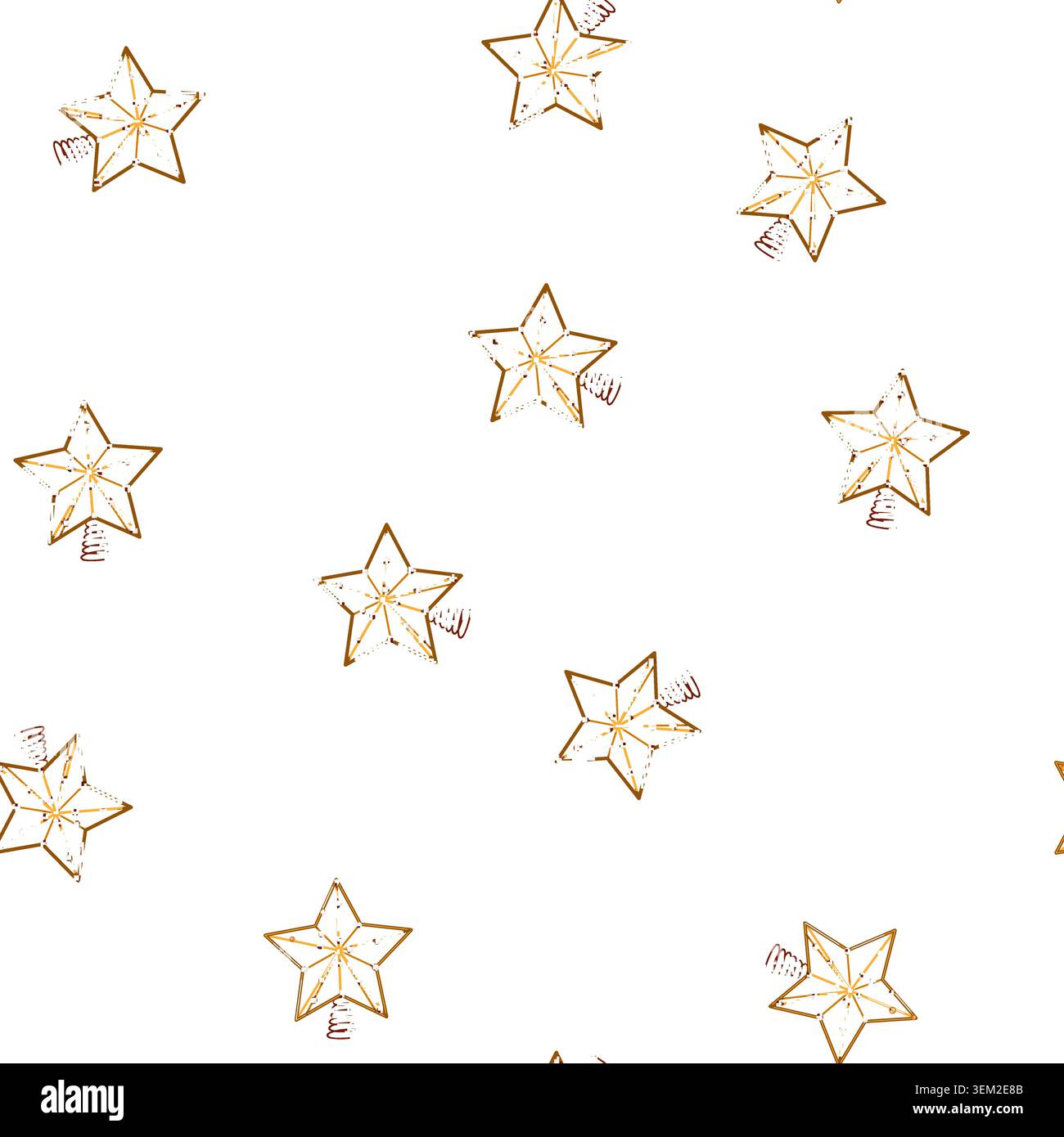 Muster Grafik weihnachtsstern Cartoon Vektor Stock Vektor