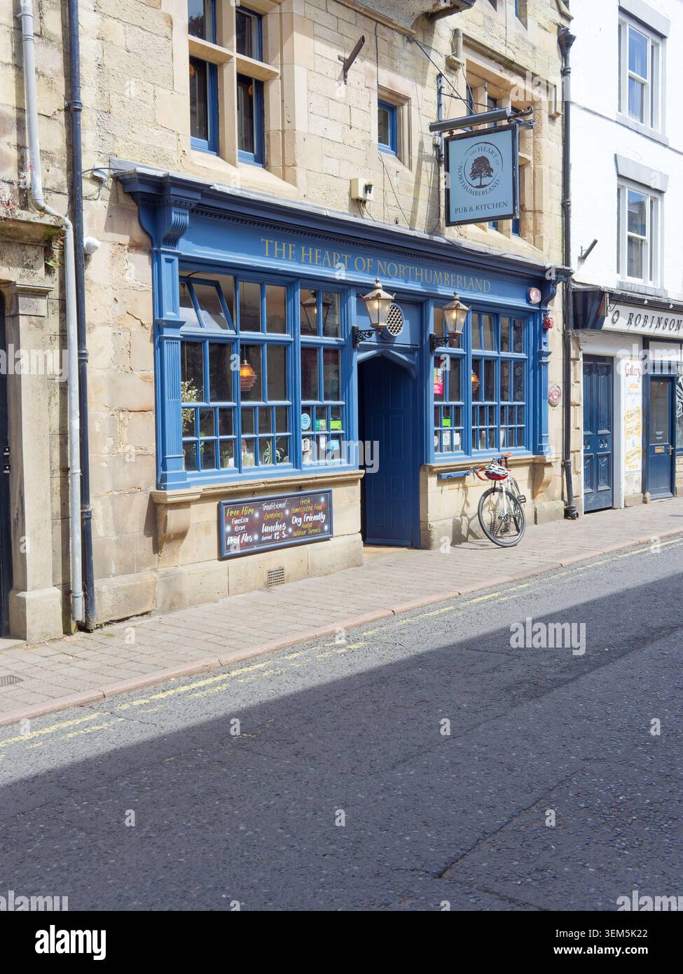 Das Herz des Northumberland Pubs, Hexham Stockfoto