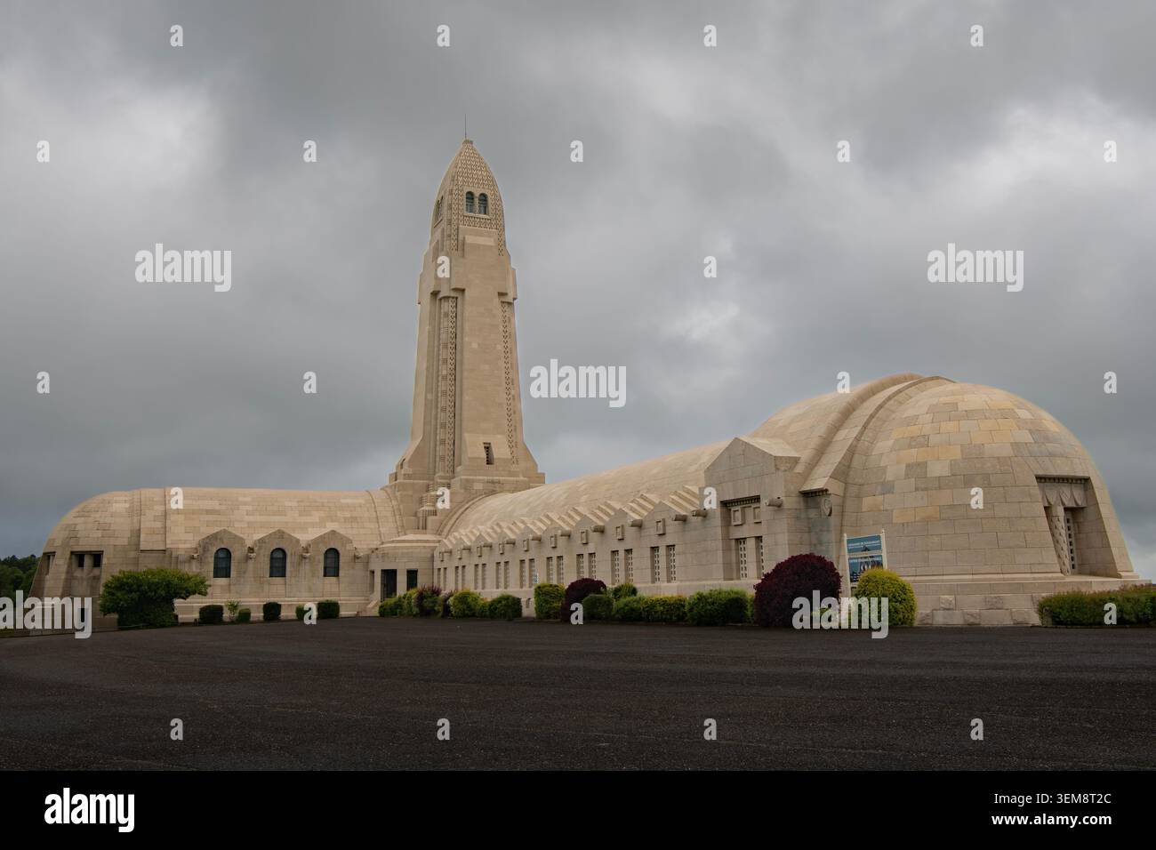 Osssuary Douaumont Monument in Douaumont-Vaux, Frankreich Stockfoto