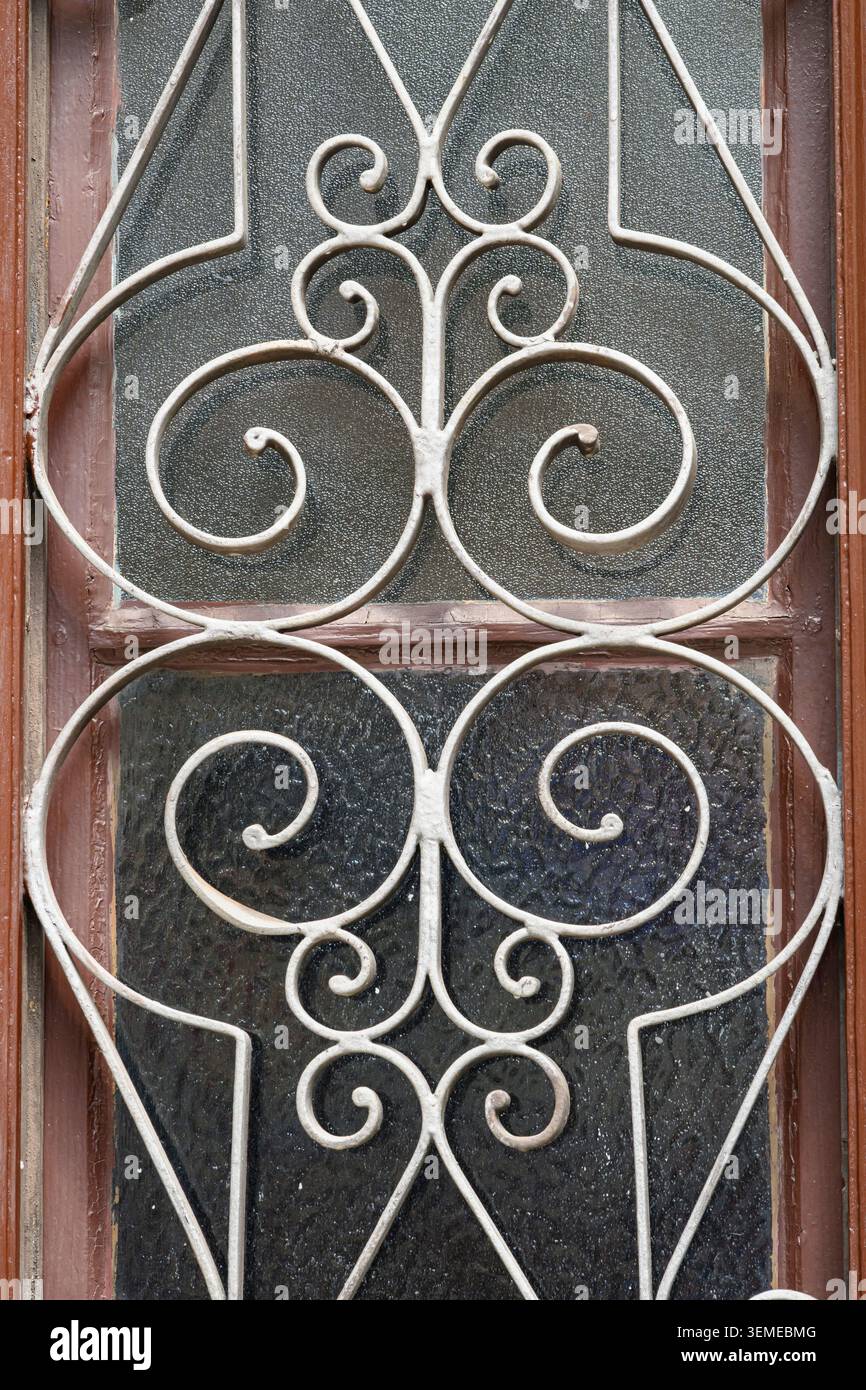 Dekorative Fensterscheibe, Kotor, Montenegro Stockfoto