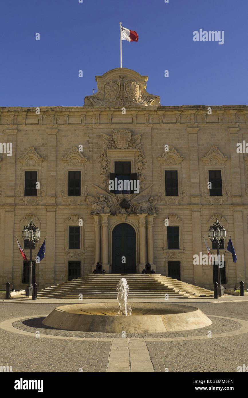 Malta? Valletta, Kastilien, Gästehaus Stockfoto
