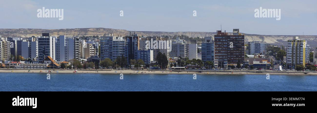 Argentinien? Puerto Madryn, Madryn Beach Coast Stockfoto
