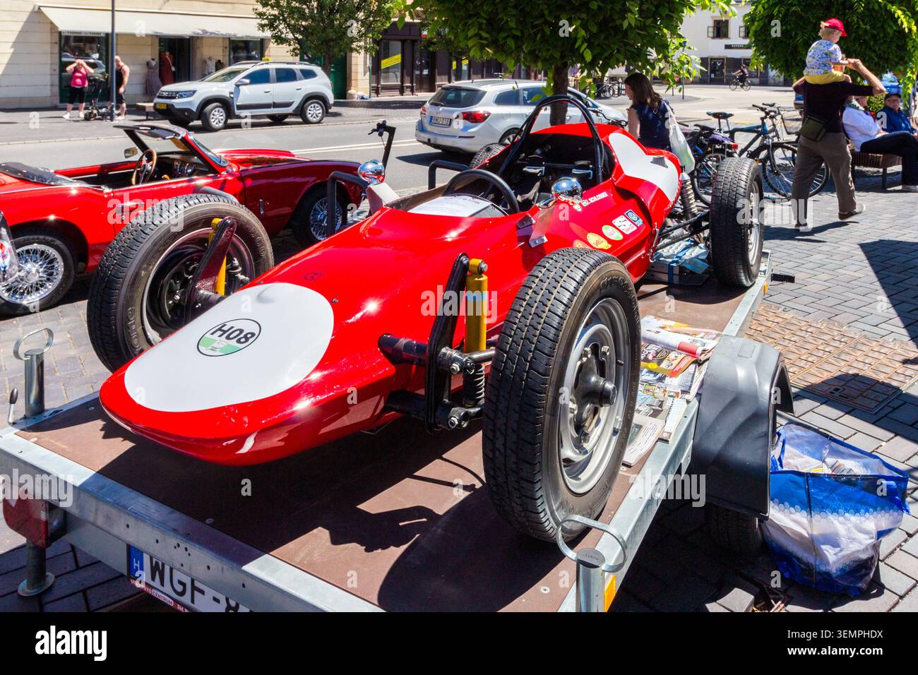 Formel Vee Volkswagen Rennwagen (1960er) auf der Oldtimermesse in Sopron, Ungarn Stockfoto