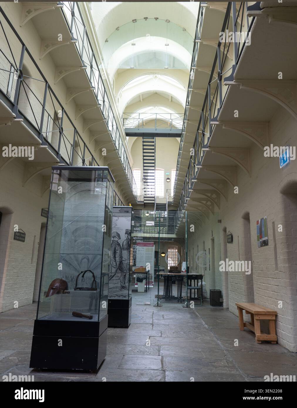 Ruthin Gaol, Ruthin, Nordwales. Der Archivspeicher des Denbighshire council. Bild im Mai 2026. Stockfoto