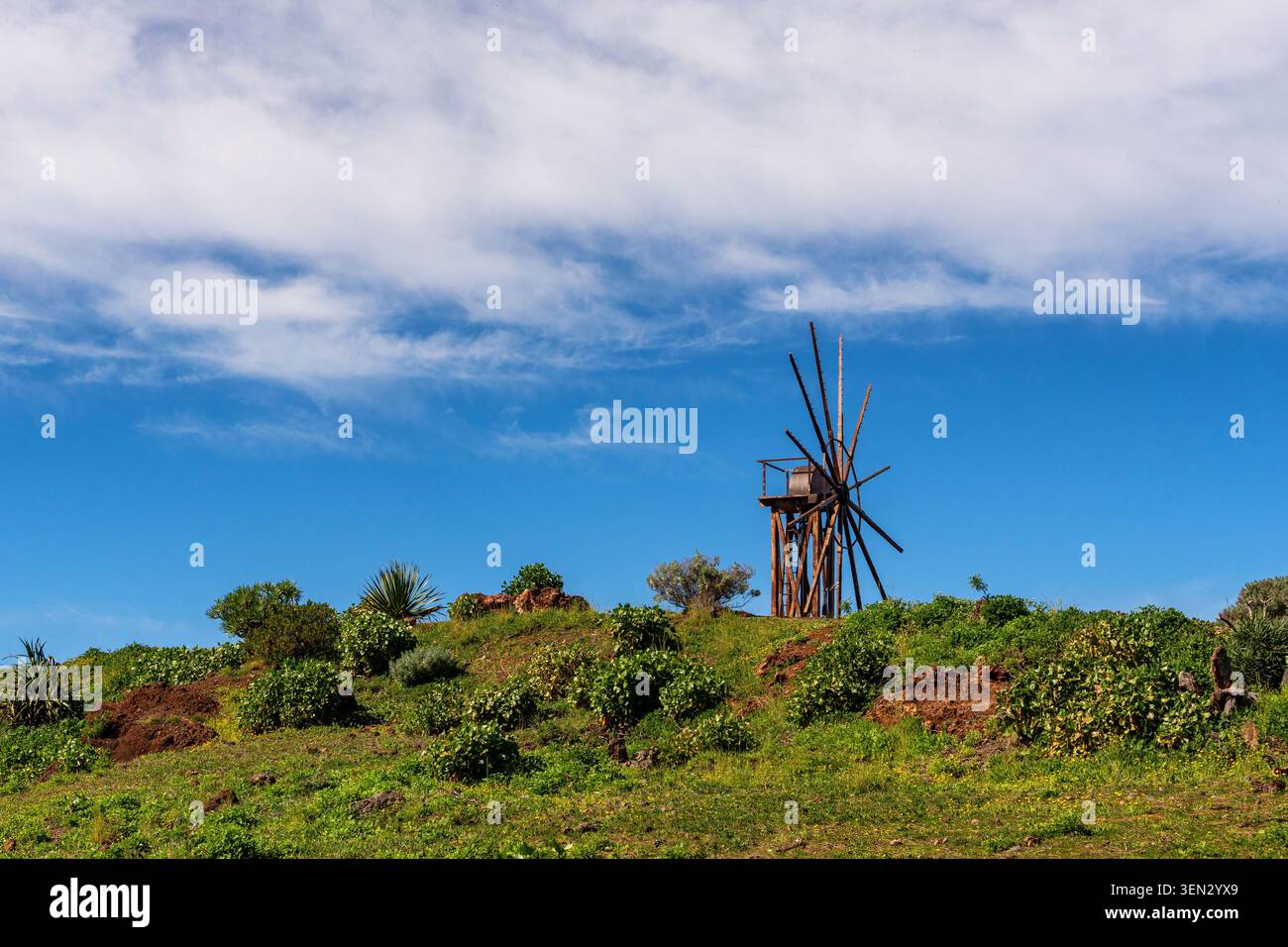 La Palma, Garafia, Molino de Las Tricias Stockfoto