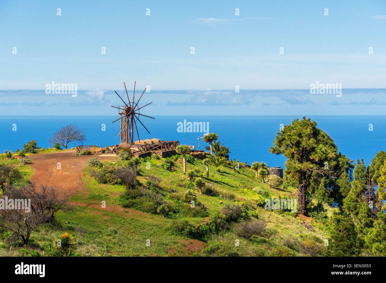 La Palma, Garafia, Molino de Las Tricias Stockfoto