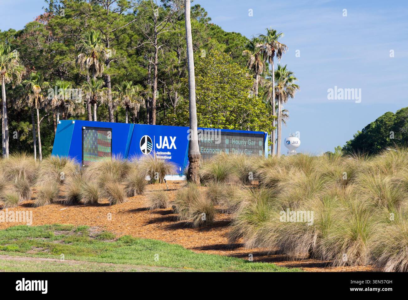 Der Jacksonville International Airport, JAX, befindet sich im Duval County und wird von der Jacksonville Aviation Authority betrieben. Stockfoto