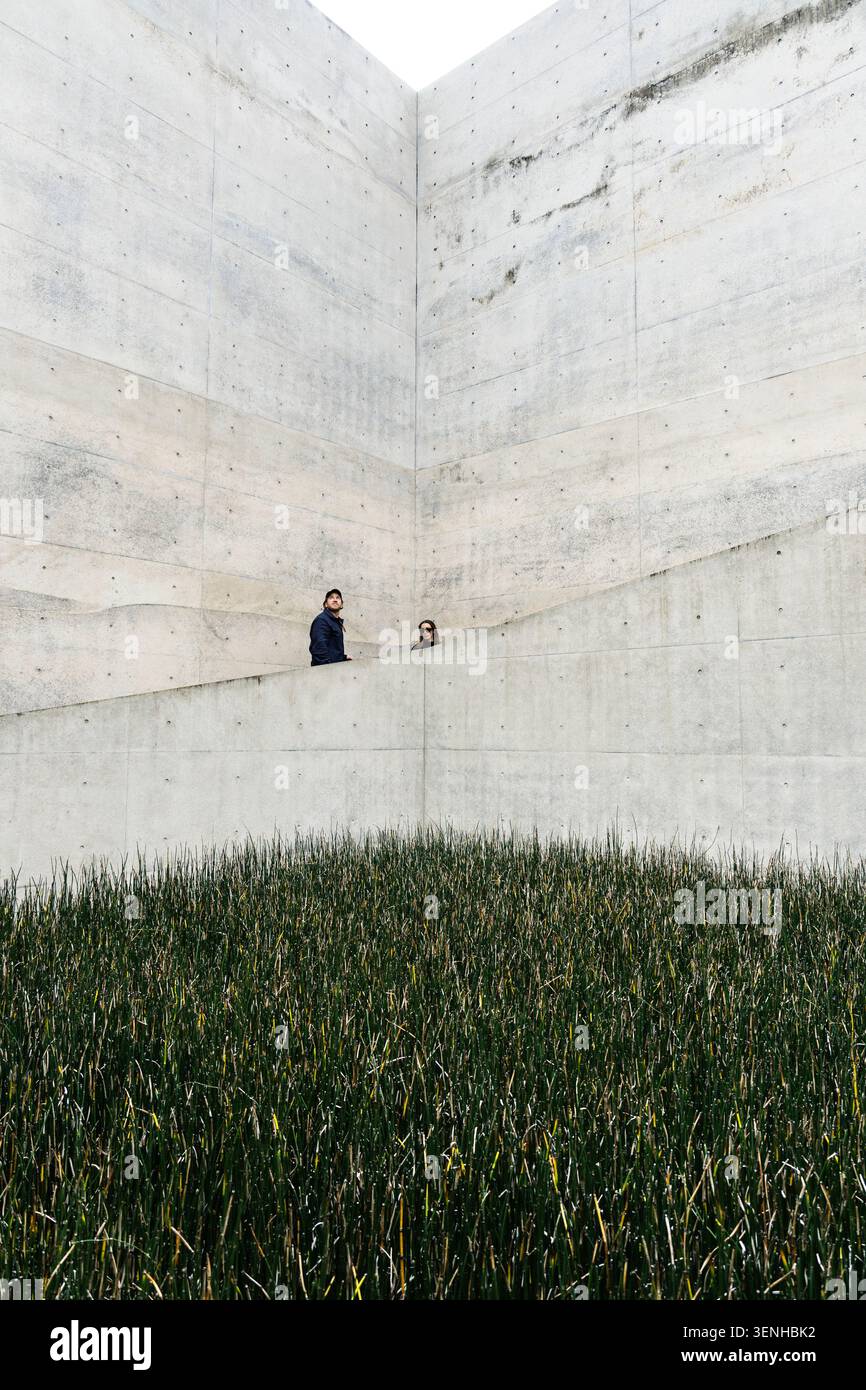 Das Innere des Chichu Art Museum, Naoshima Island, Japan Stockfoto