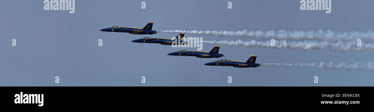 Blue Angels Tip to Tail Stockfoto