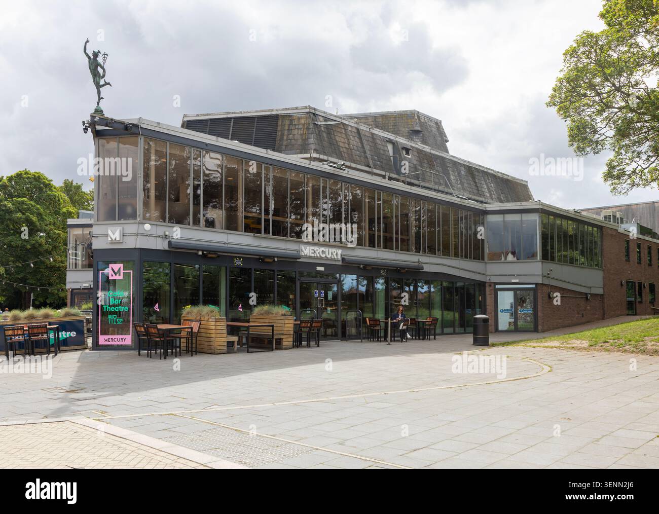 Mercury Theatre Building and Cafe Bar, Colchester, Essex, England, Großbritannien Stockfoto