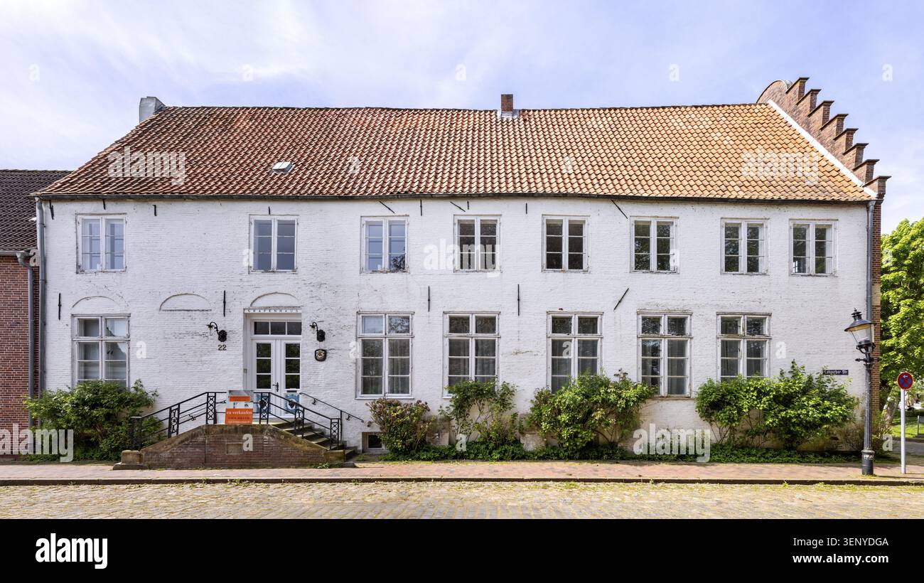Grafenhaus, Friedrichstadt, Nordfriesland, Schleswig-Holstein, Deutschland Stockfoto