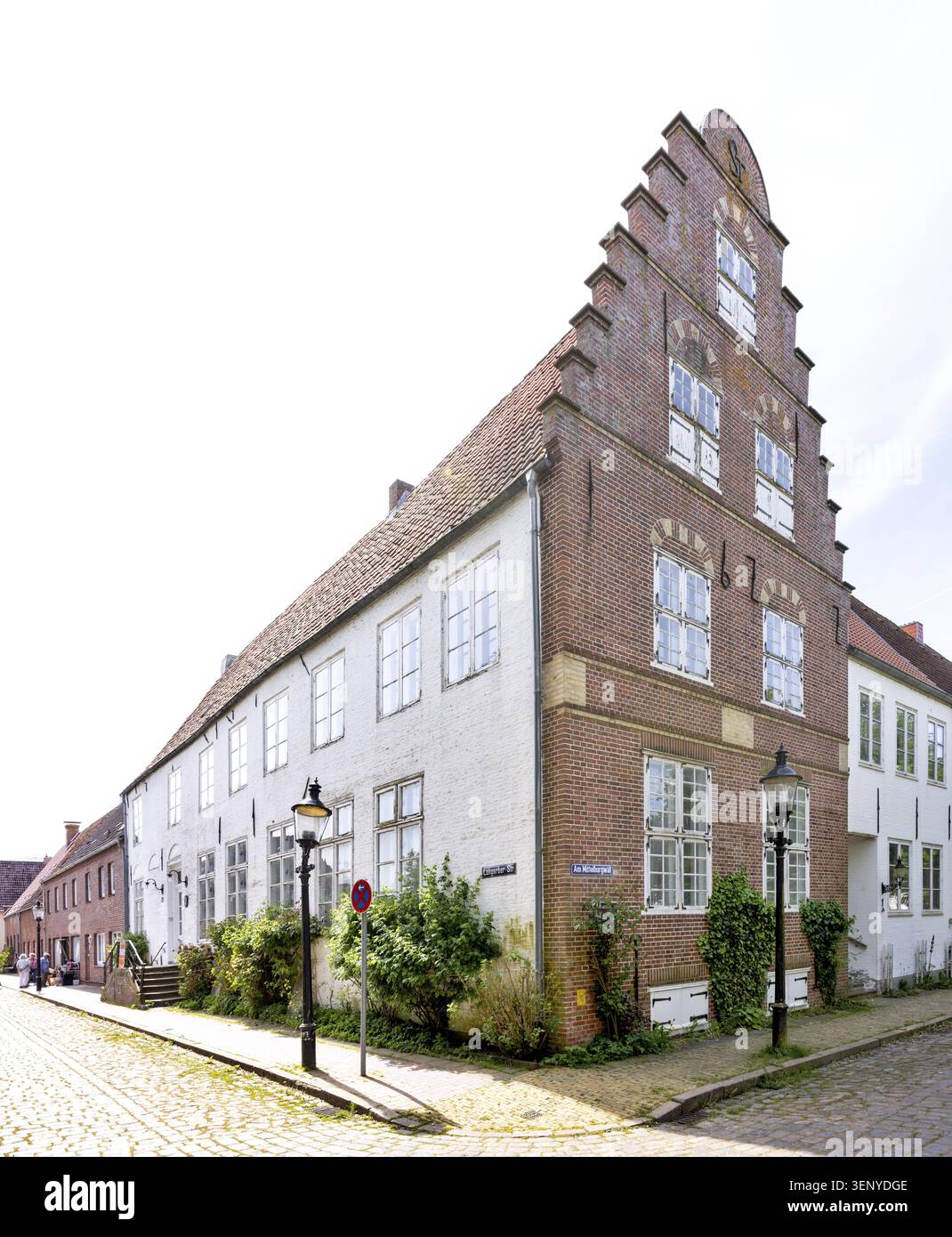 Grafenhaus, Friedrichstadt, Nordfriesland, Schleswig-Holstein, Deutschland Stockfoto