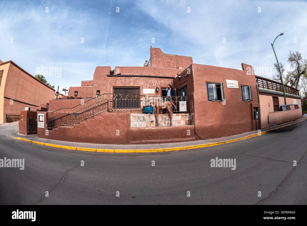 Restaurant Sazon, Santa Fe; New Mexico; USA; Stockfoto