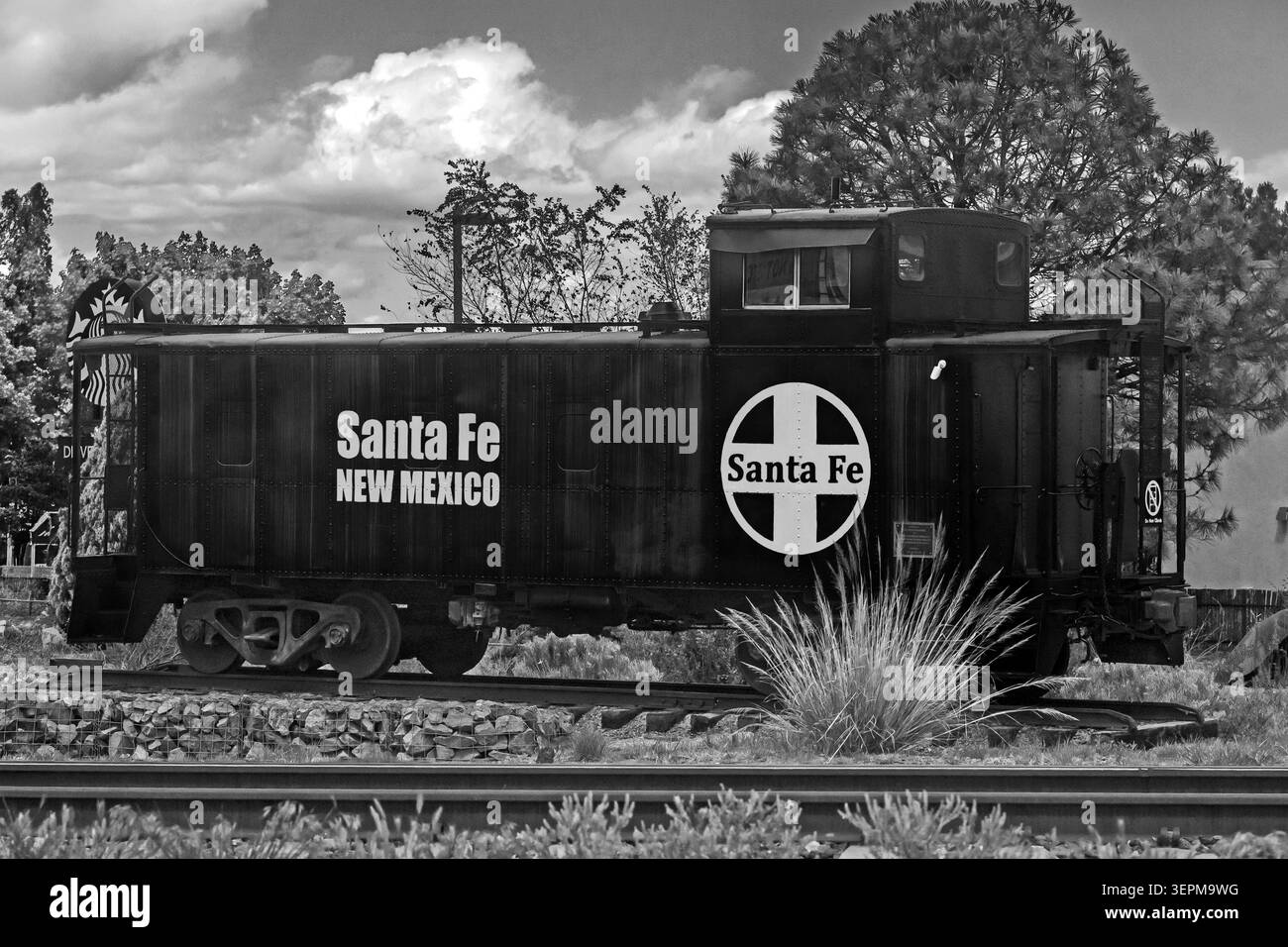 Straßenskulptur. Santa Fe; New Mexico; USA; Stockfoto