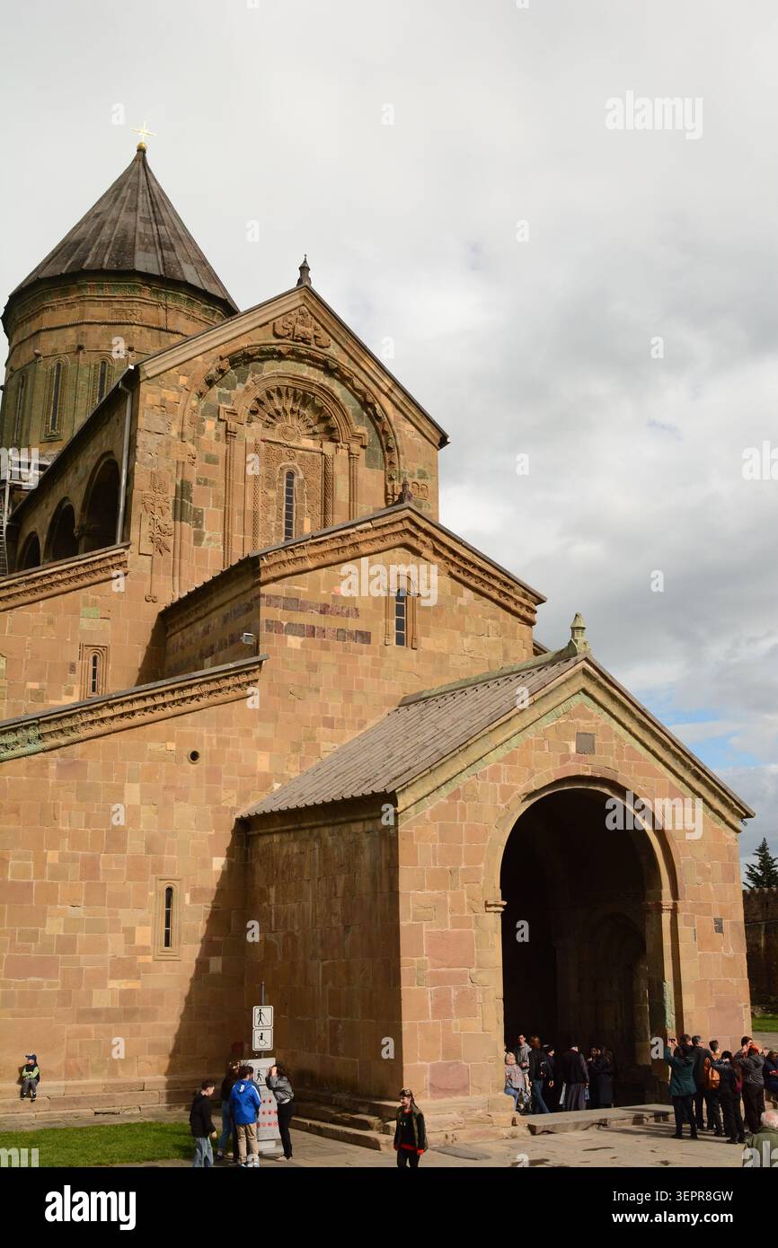 Svetitskhoveli-Kathedrale. Mzcheta. Georgien Stockfoto