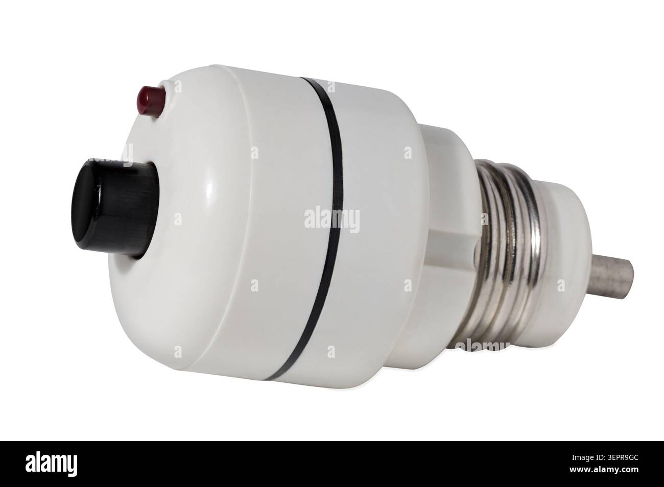 Stecker elektrische automatische Schraubsicherung mit e27 Stockfoto