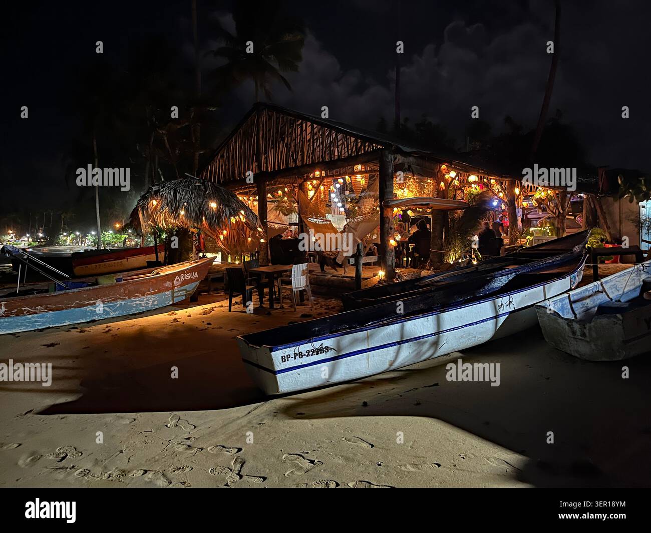 Zu Ceviche and Grill Restaurant Las Terrenas Dominikanische Republik Stockfoto
