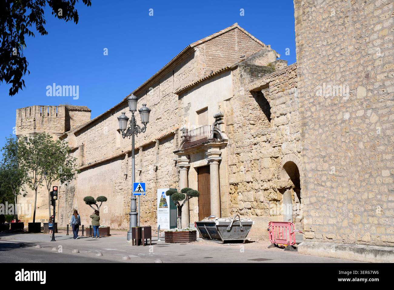 Córdoba, Alcázar de los Reyes Cristianos (13.-14. Jahrhundert). Andalucía, Spanien. Stockfoto