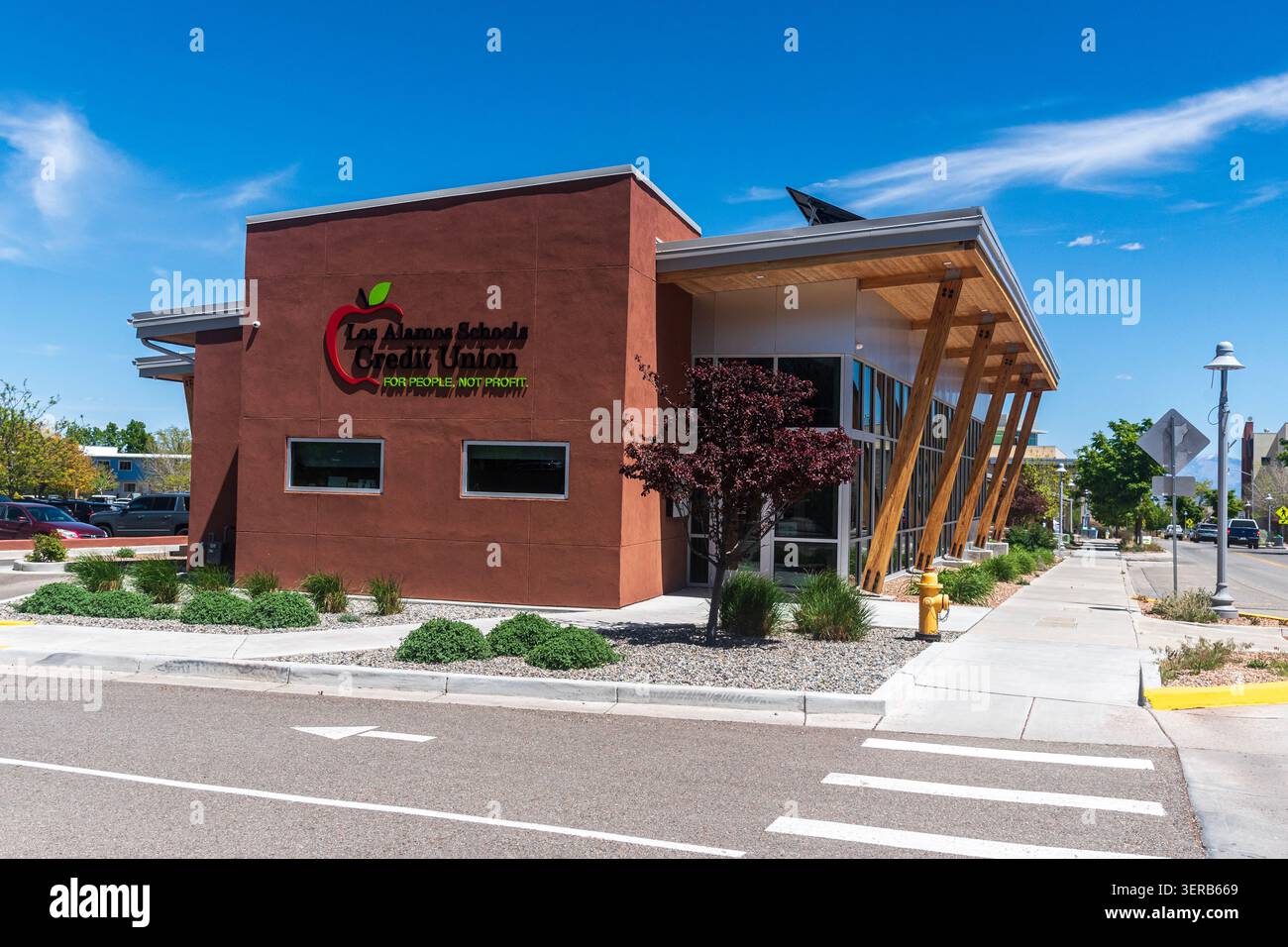 Los Alamos Schools Credit Union. Los Alamos, New Mexico, USA Stockfoto