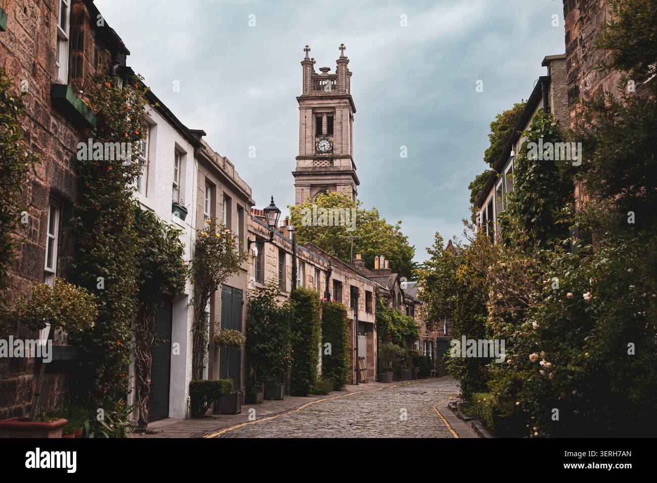 Circus Lane - Edinburgh Stockfoto