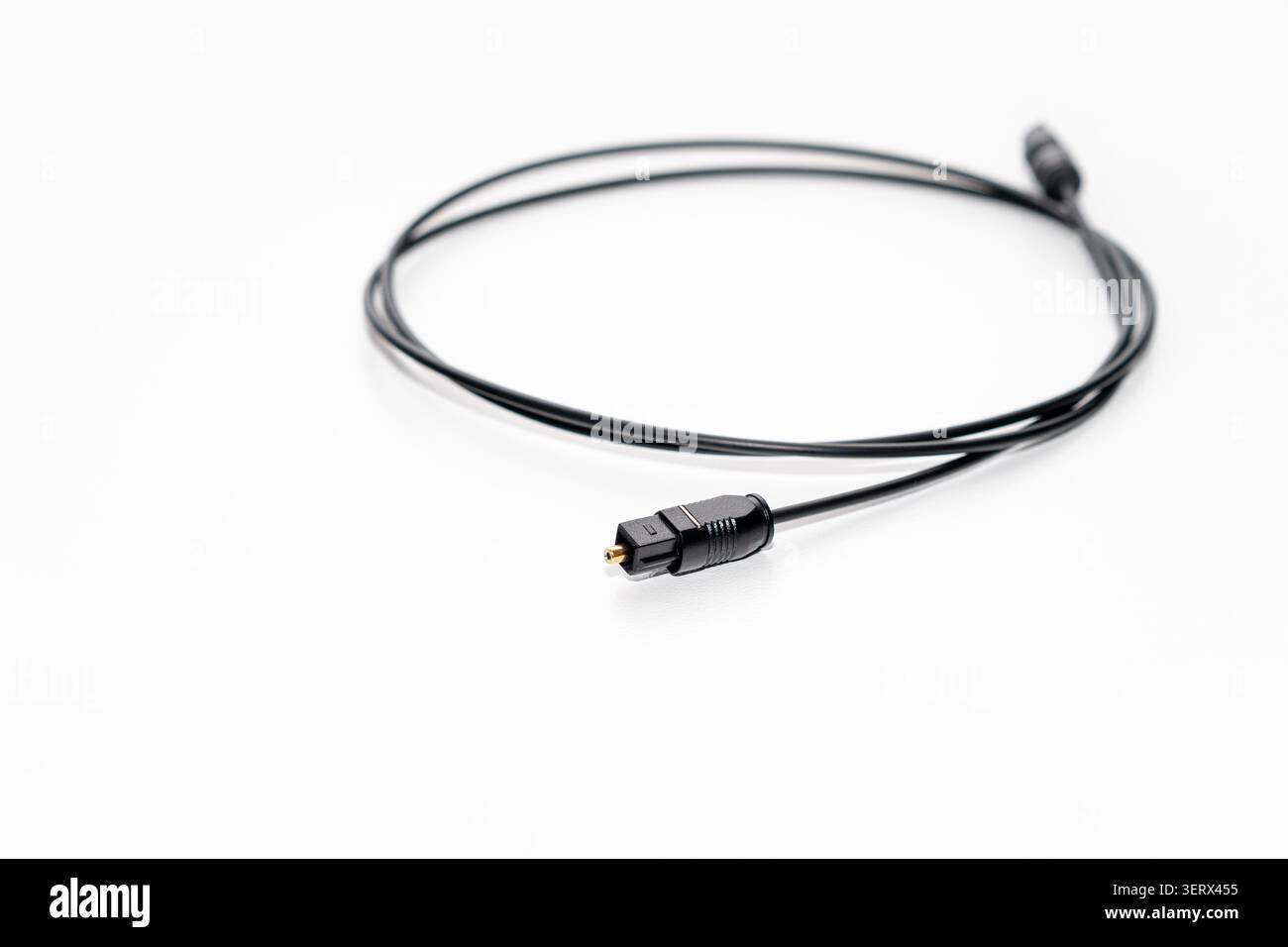 TOSLINK-Kabel. Stockfoto