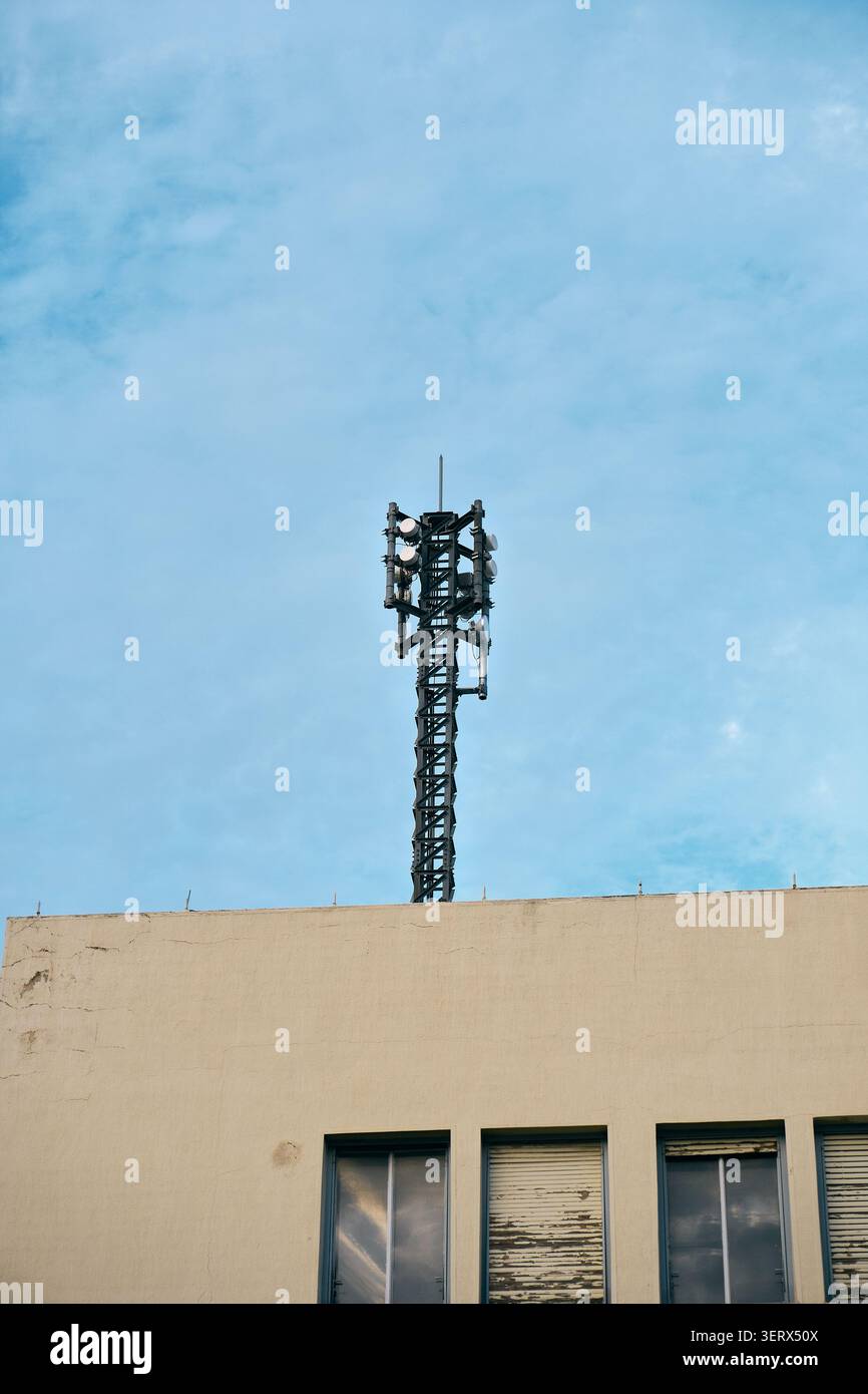 Handy-Antenne Turm Stockfoto