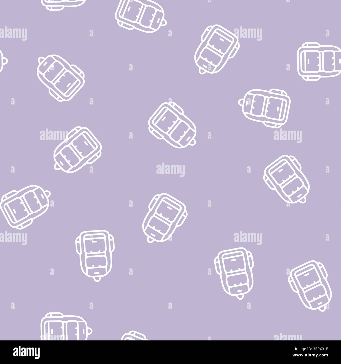Rucksack Rucksack Vektorlinie nahtlose Muster Rucksack Rucksack Zeichen Illustration Stock Vektor