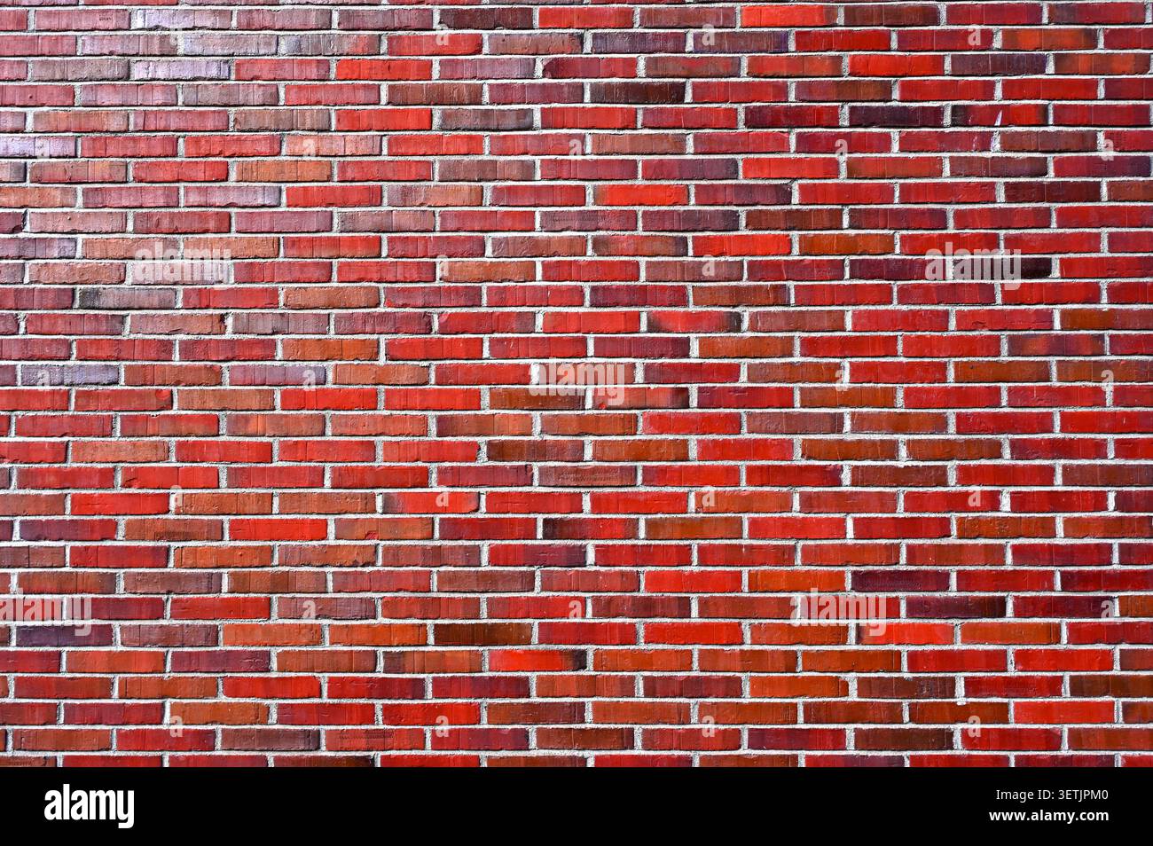 Großes Bild der Ziegelwand als Textur oder Hintergrund Stockfoto