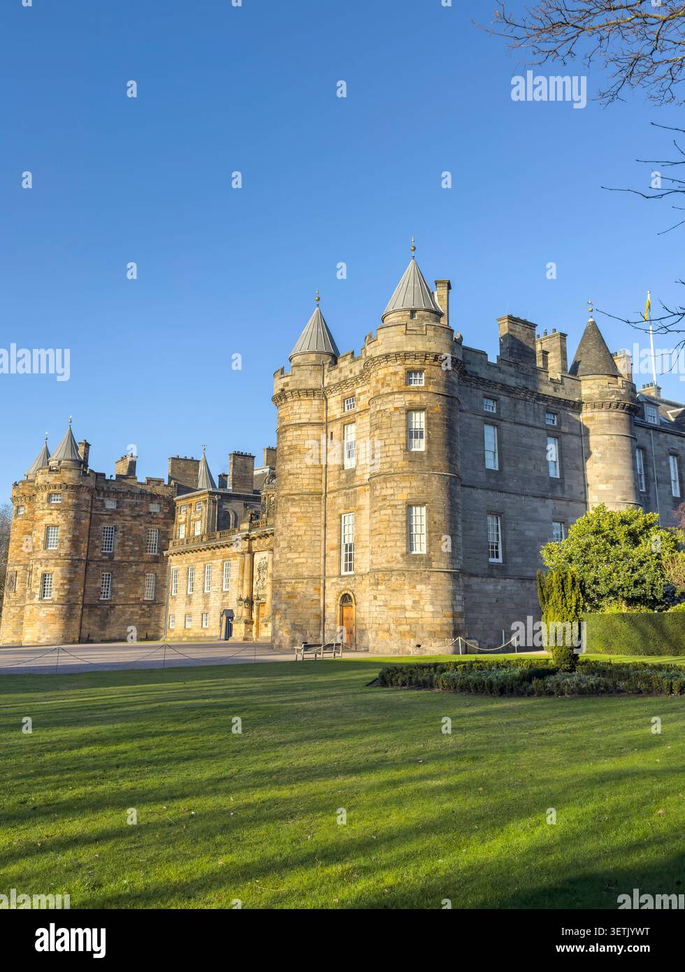 Edinburgh, Schottland. Palast des Holyrood-Hauses, Holyrood-Palast, königliche Residenz. Bild Phil Wilkinson / Alamy Stockfoto