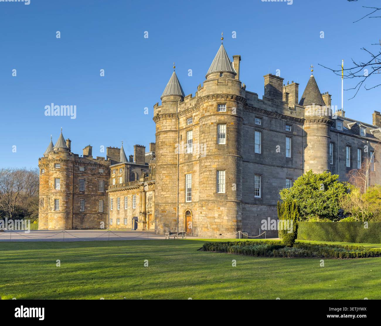 Edinburgh, Schottland. Palast des Holyrood-Hauses, Holyrood-Palast, königliche Residenz. Bild Phil Wilkinson / Alamy Stockfoto