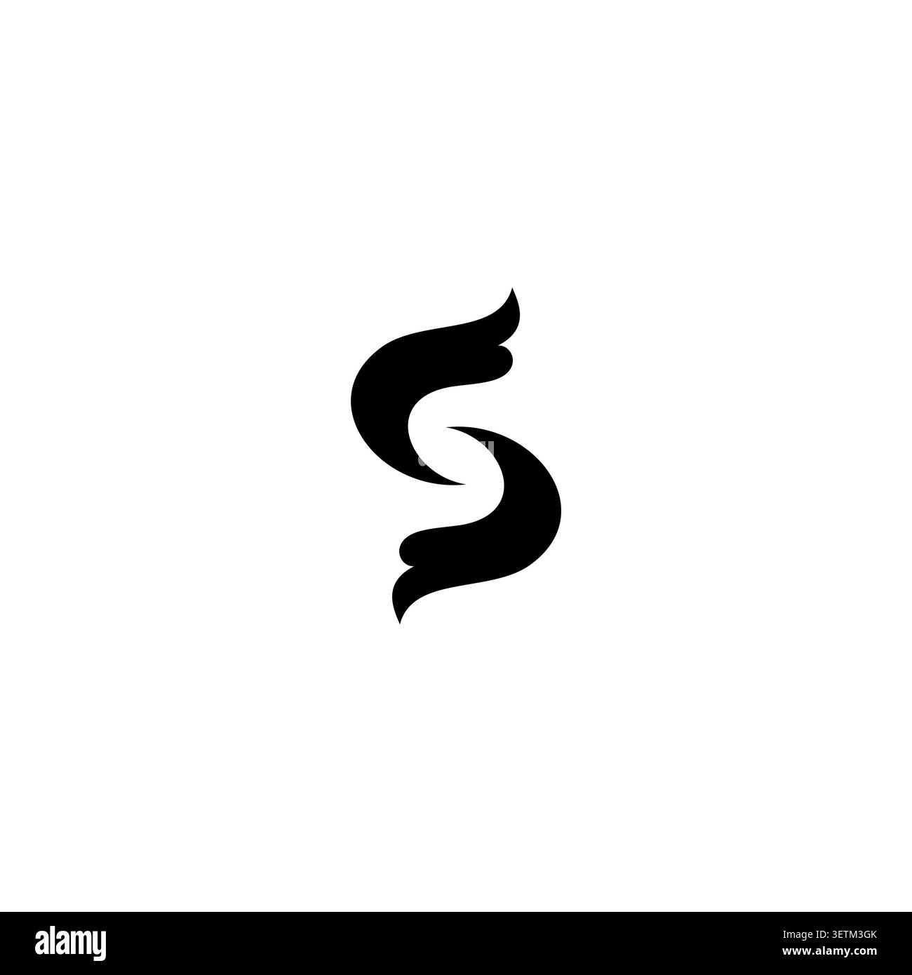 Letter S Logo Design Vektor. S-Symbol Stock Vektor