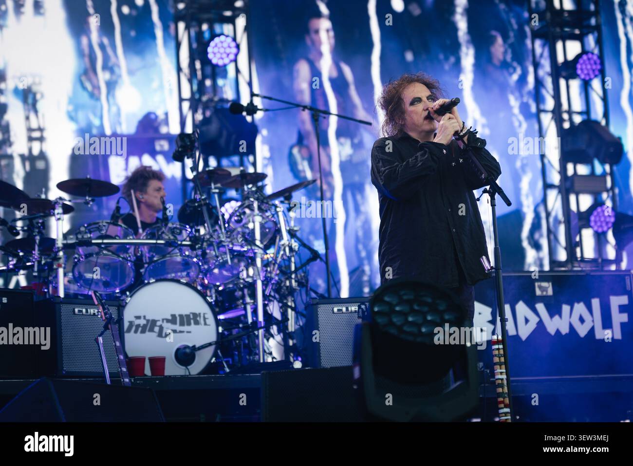 The Cure live im Blackweir Live, Cardiff, 24. Juni 2026 Stockfoto