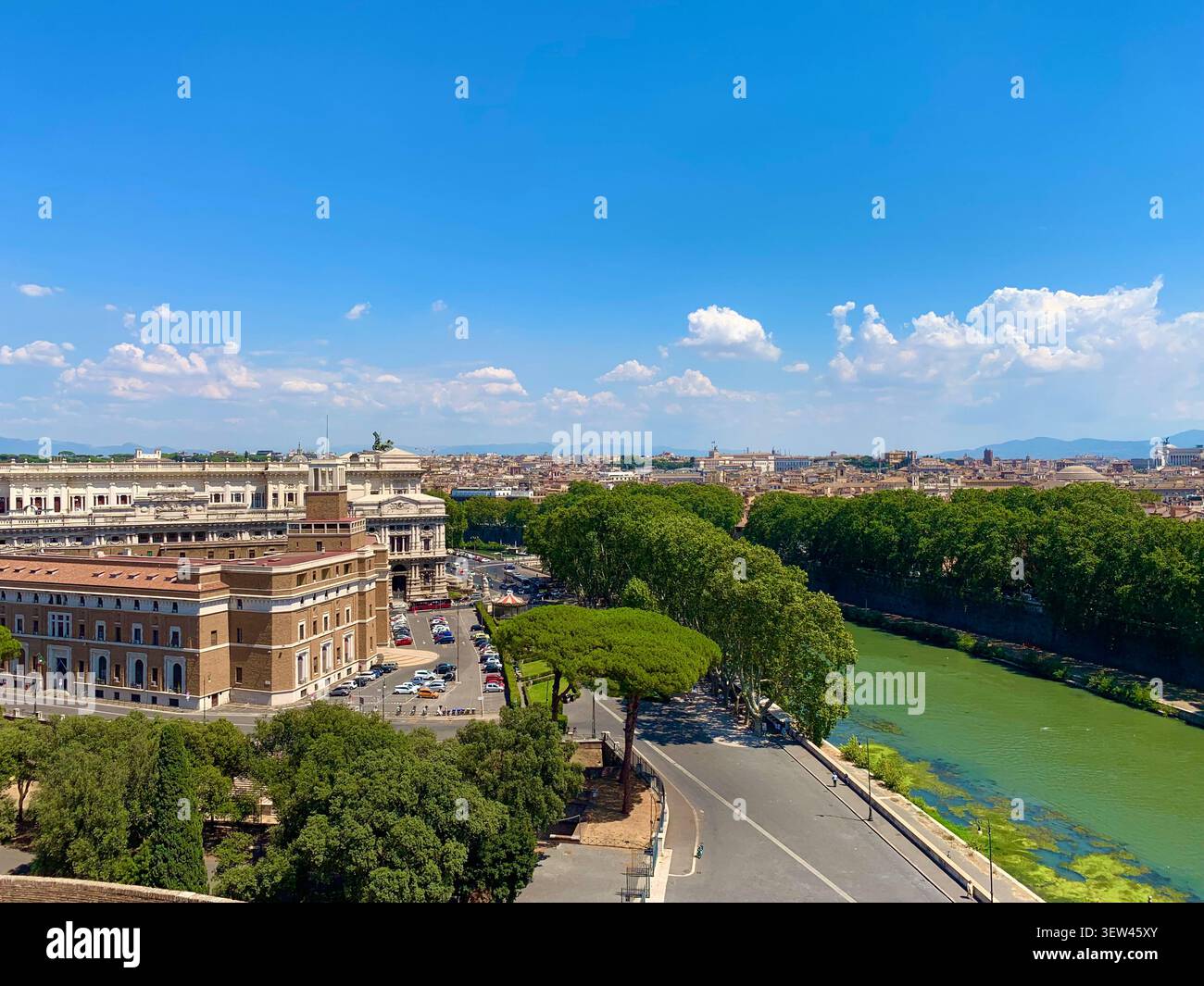 Skyline Von Rom, Italien - Smartphone-aufgenommenes Stockfoto