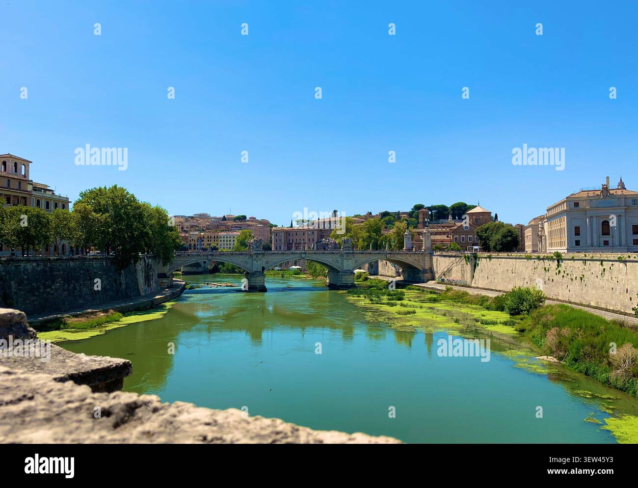 Skyline Von Rom, Italien - Smartphone-aufgenommenes Stockfoto