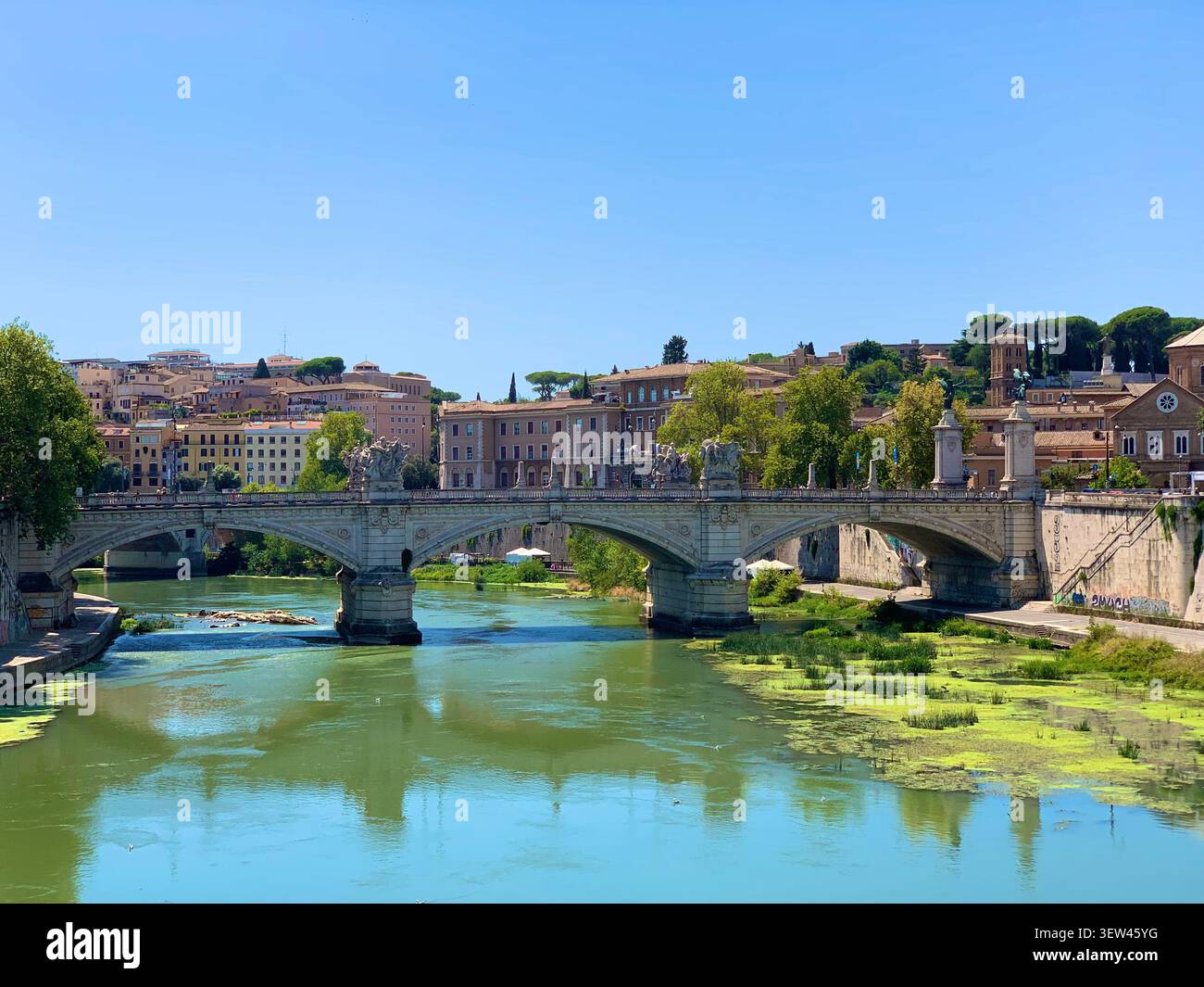 Skyline Von Rom, Italien - Smartphone-aufgenommenes Stockfoto