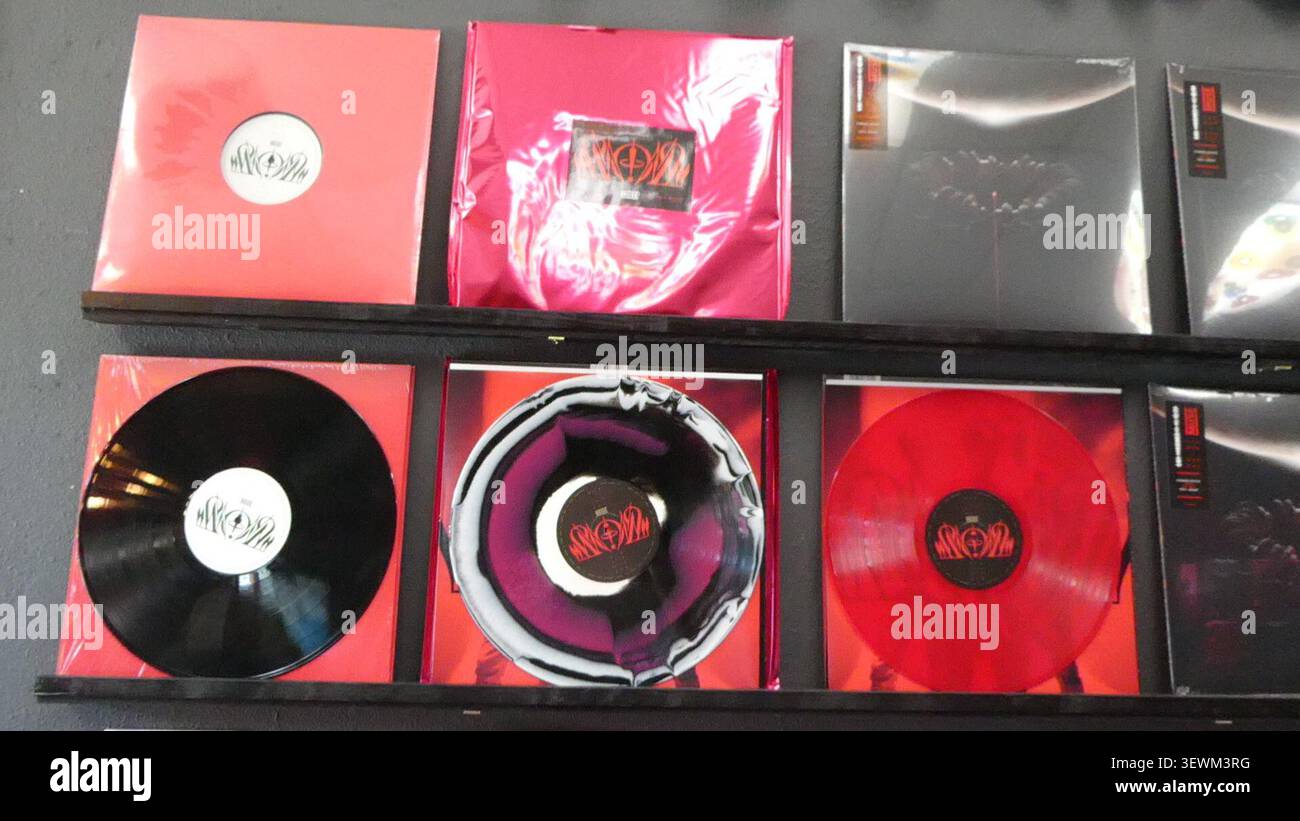 Los Angeles, Kalifornien, USA 26. Juni 2026 Muse Pop-up Shop bei Sick City Records 1381 am 26. Juni 2026 in Los Angeles, Kalifornien, USA. Foto: Barry King/Alamy Stock Photo Stockfoto