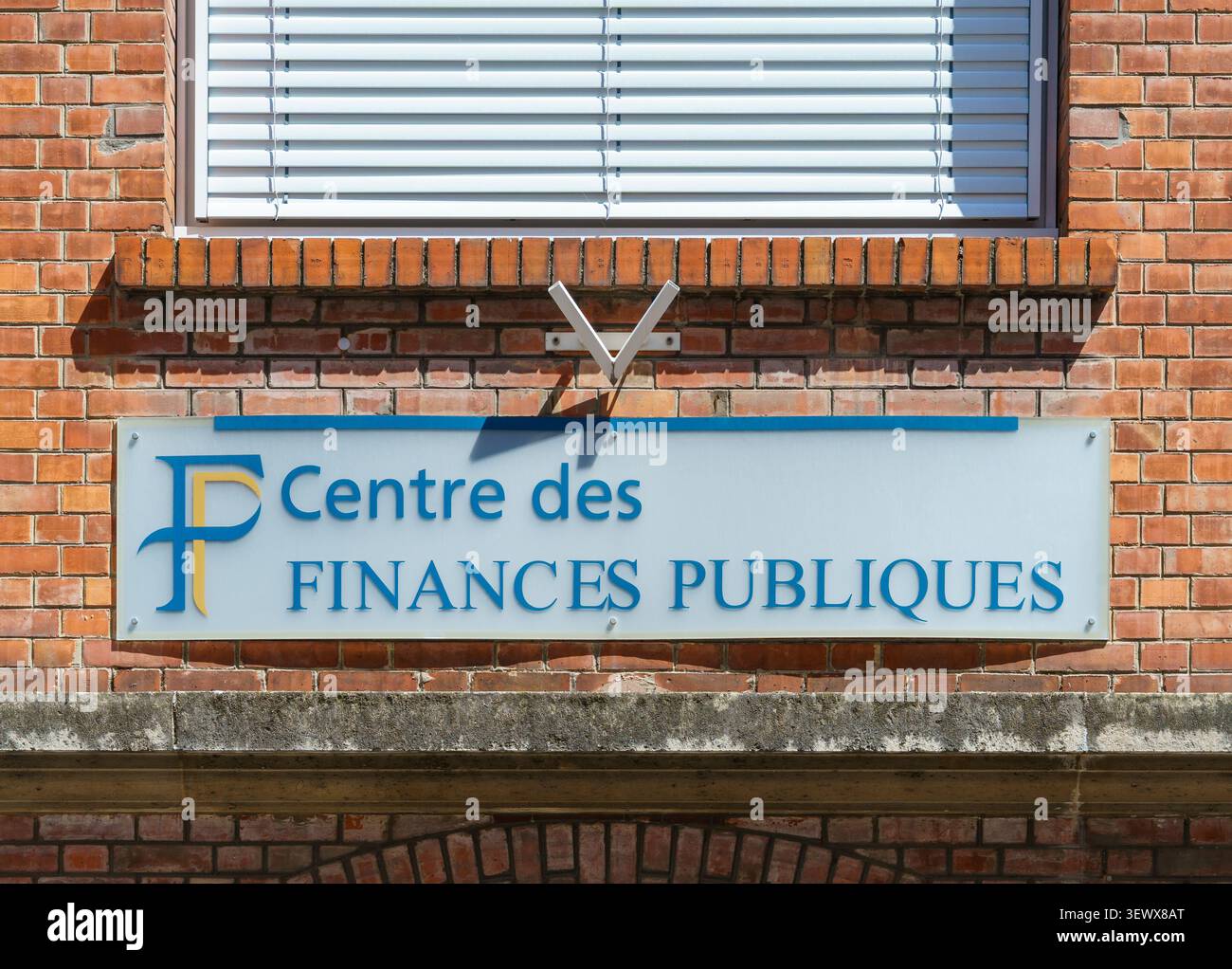 Public Finance Centre, Paris, Frankreich Stockfoto