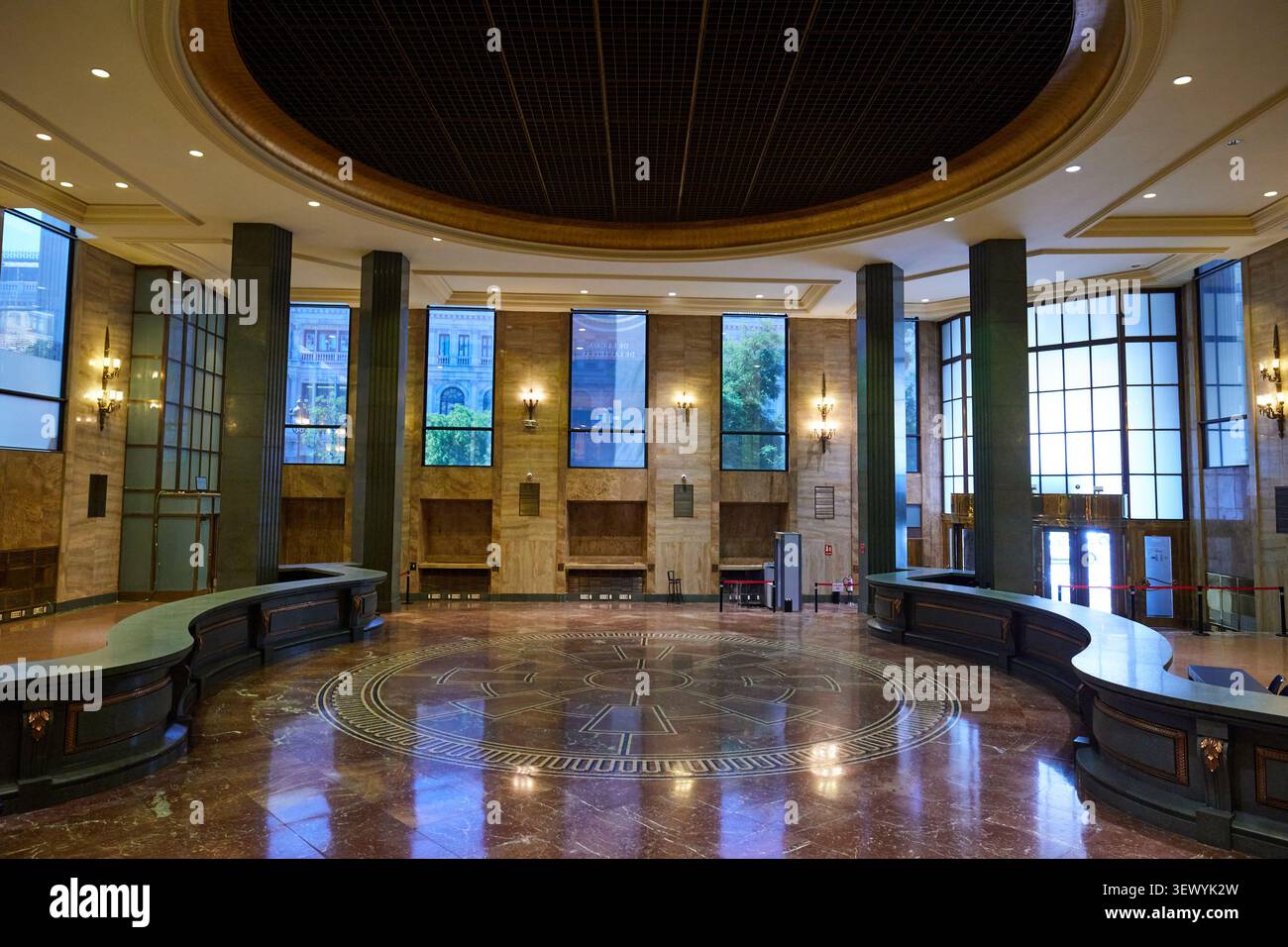 Gebäude des Cervantes Institute in Madrid. Madrid, Spanien - 12. Juni 2024. Stockfoto