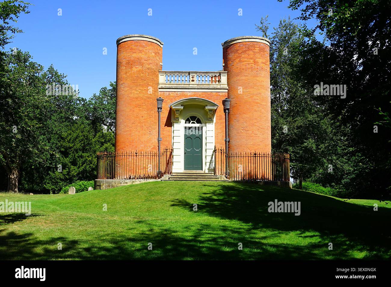 Queen Anne's Sommerhouse im Old Warden Stockfoto