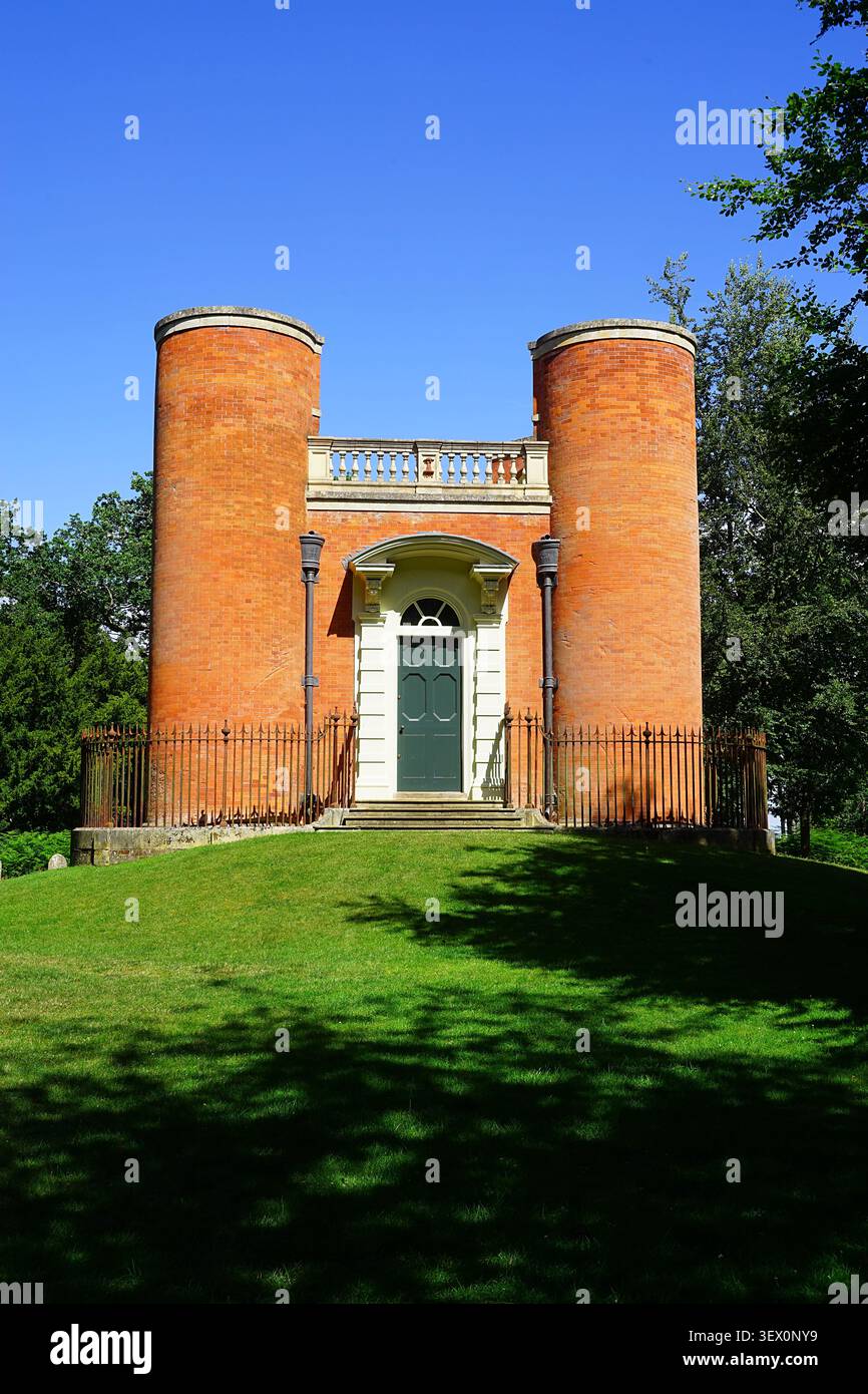 Queen Anne's Sommerhouse im Old Warden Stockfoto