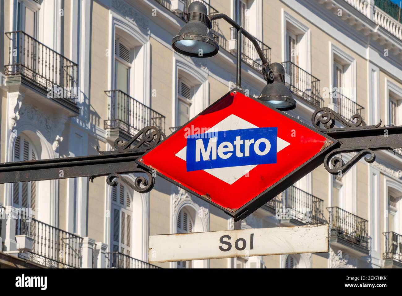 Spanien, Madrid, Plaza Puerta del Sol, Metro Stockfoto