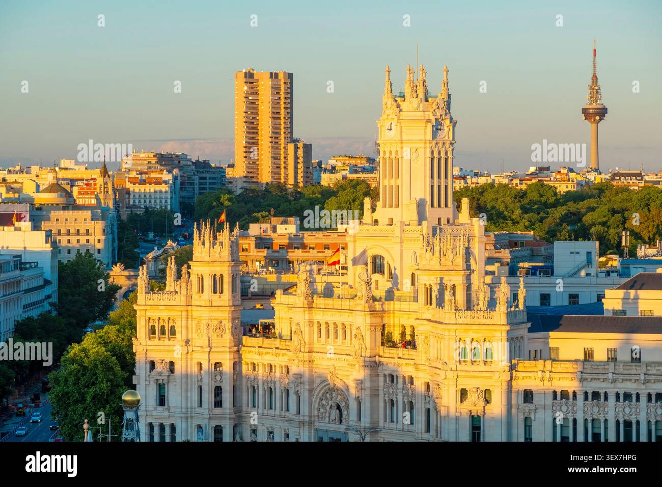 Spanien, Madrid, Rathaus Von Madrid Stockfoto