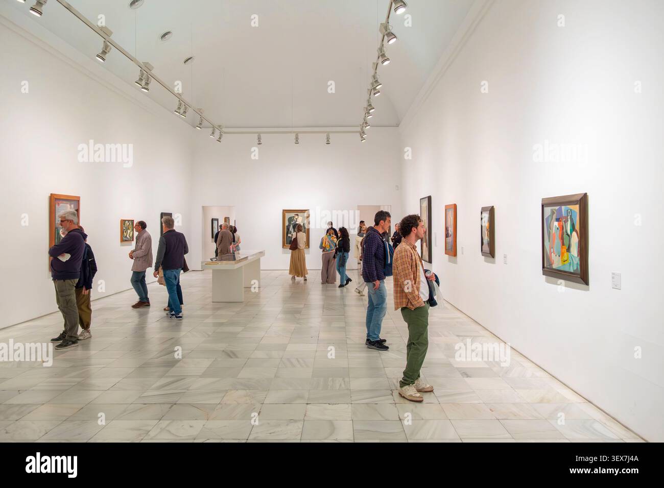 Spanien, Madrid, Reina Sofia National Art Centre Museum, kubistisches Werk, Nelefonica Sammlung Stockfoto