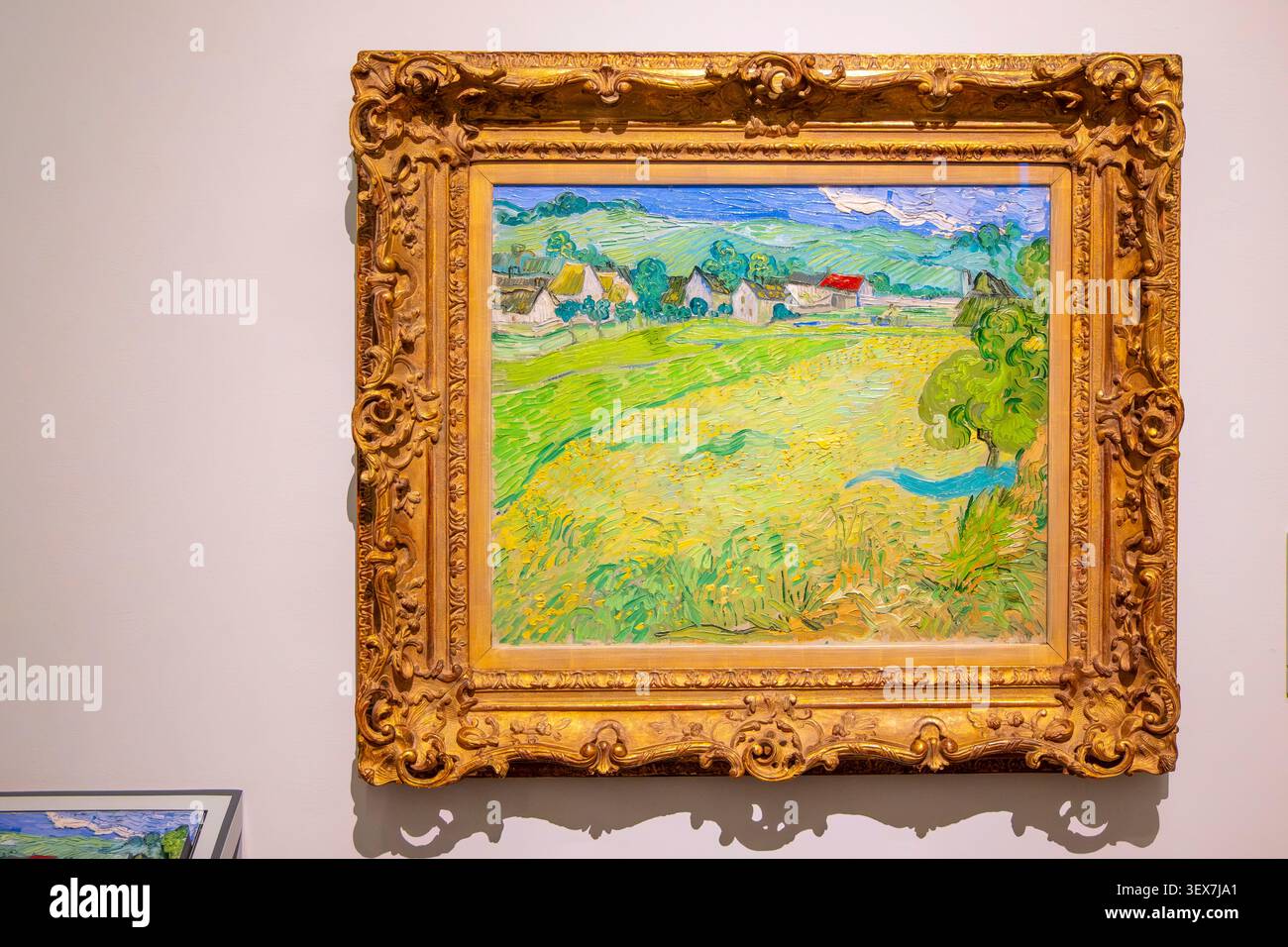 Spanien, Madrid, Retiro, Thyssen Bornemisza Museum, Vincent Van Gogh, die Vessenots in Auvers, 1890 Stockfoto