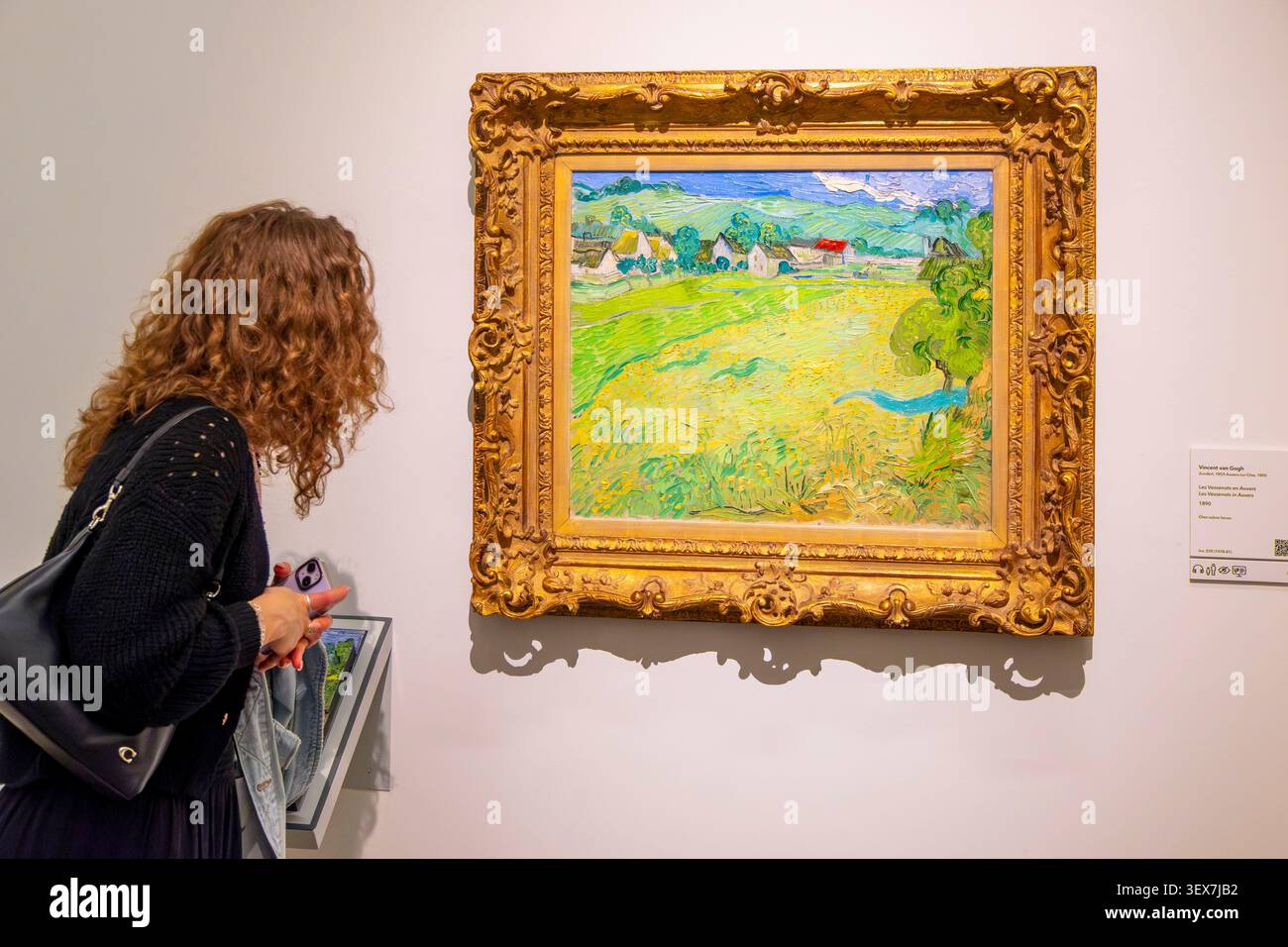 Spanien, Madrid, Retiro, Thyssen Bornemisza Museum, Vincent Van Gogh, die Vessenots in Auvers, 1890 Stockfoto