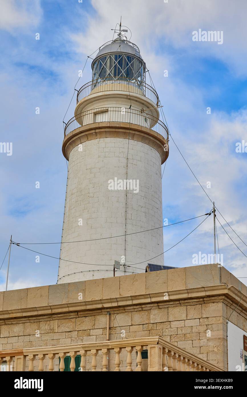 Leuchtturm Cap Formentor im Süden Mallorcas, Spanien. Stockfoto