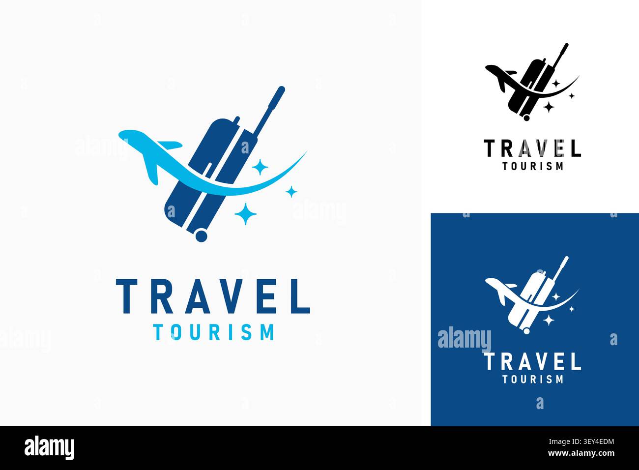 Air Travel Logo-Symbol-Design Stock Vektor