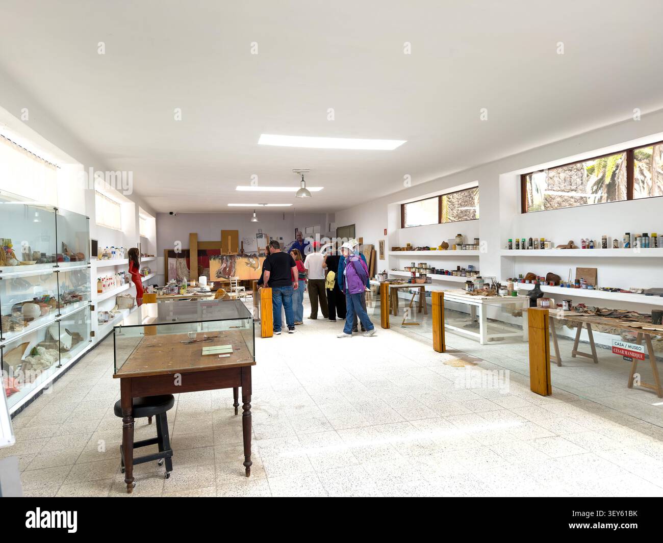 Das umfangreiche Atelier des Künstlers Cesar Manrique in Haria, Lanzarote Stockfoto