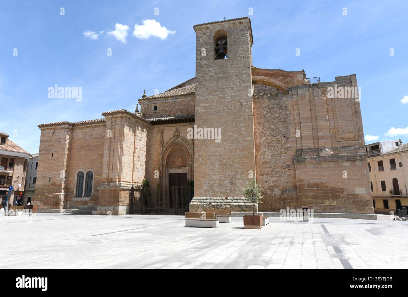 Villarrobledo, Kirche San Blas (Gotik, Renaissance und Barock, 13. Jahrhundert und später). Provinz Albacete, Castilla-La Mancha, Spanien. Stockfoto